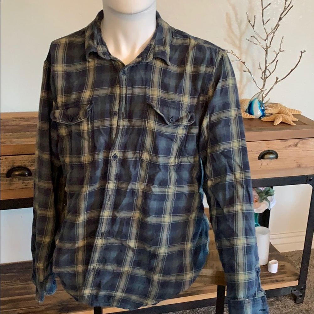 Lucky brand classic fit flannel